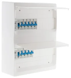 New ZENITECH Coffret 2 rangées 26 modules équipé blanc