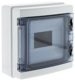 New ZENITECH Coffret étanche 12 saillie IP65 blanc/gris