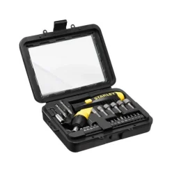 Hot STANLEY Coffret tournevis avec porte-embouts à cliquer 25 pièces