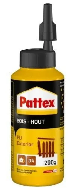 Hot PATTEX Colle à bois PU D4 extérieur 200 g