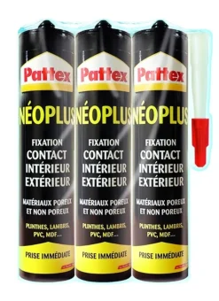 New PATTEX Colle contact Néoplus fixation 345 g (x3)