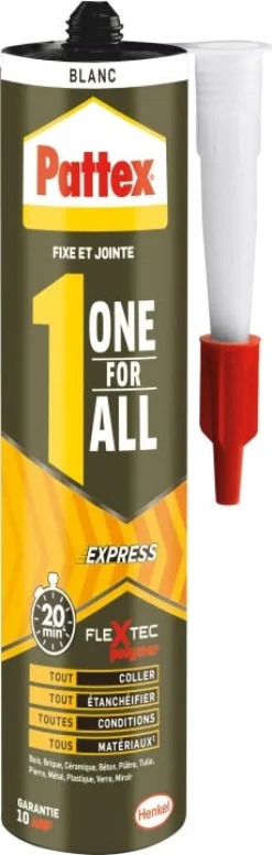 Sale PATTEX Colle mastic multiusage One for all Express 390g