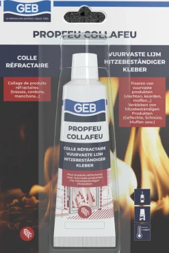 Hot GEB Colle mastic réfractaire Propfeu Collafeu tube 50ml
