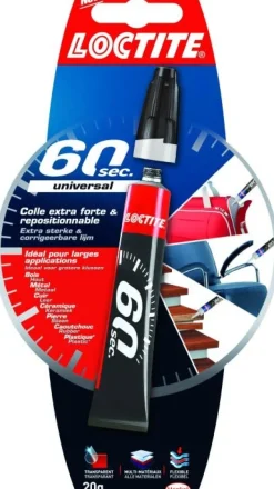 LOCTITE Colle multiusage 60 Secondes Universal 20g