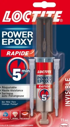 Best LOCTITE Colle époxy Universal Invisible 5min seringue 11 ml
