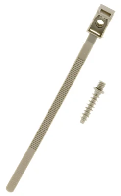 Clearance ZENITECH 10 colliers clips Ø16/32mm + chevilles gris