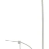 New ZENITECH 20 colliers de câblage 2,5 x 98mm blanc
