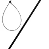 Outlet ZENITECH 20 colliers réutilisables 7,6 x 370mm noirs
