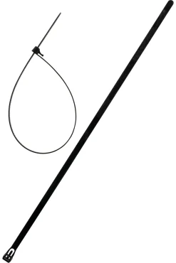 Outlet ZENITECH 20 colliers réutilisables 7,6 x 370mm noirs