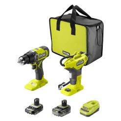 Best RYOBI Combo 2 outils perceuse-visseuse + compresseur