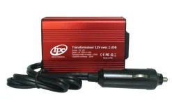 Online Convertisseur allume cigare 12V en 230V 150W avec 2 USB