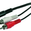 Online Cordon audio FPE jack 3.5mm mâle stéréo / 2 RCA mâles - 1.2m