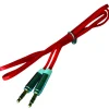 Best Cordon audio FPE Jack 3.5mm stéréo mâle/mâle - 0.75m - rouge