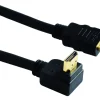 Best Cordon audio/vidéo FPE HDMI doré 1 fiche 90° 28AWG - 2m