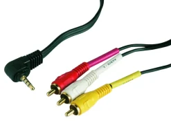 Best Cordon audio/vidéo FPE jack 3.5mm mâle / 3 RCA mâle - 1.5m