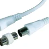 Clearance OPTEX Cordon coaxial universel avec adaptateur - 3m