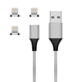 Discount Cordon FPE aimanté avec 3 embouts lightning - 1m