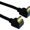 Hot Cordon FPE HDMI 1.4 fiches à 90° 28 AWG - 2m