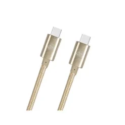 Cordon USB-C / USB-C doré - 3m