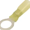 Sale Cosse à oeil isolée thermorétractable jaune M10 (x10)