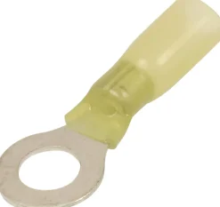 Hot Cosse à oeil isolée thermorétractable jaune M8 (x10)