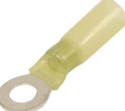 Hot Cosse à oeil isolée thermorétractable jaune M6 (x10)