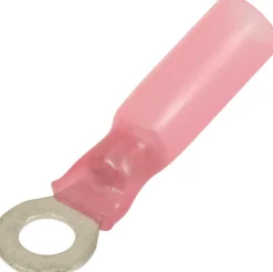 Clearance Cosse à oeil isolée thermorétractable rouge M4 (x10)