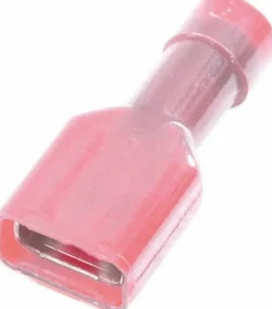 Best Cosse plate femelle 100% isolée rouge 6,3X0,8mm (x10)