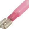 Outlet Cosse plate femelle isolée thermo rouge 6,3x0,8mm (x10)