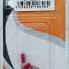 Outlet Cosse plate mâle isolée rouge 6,3X0,8 (x10)