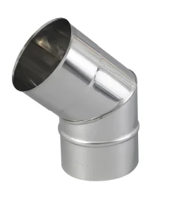 Outlet TEN Coude BR45° 2 parties inox 304 Ø153mm