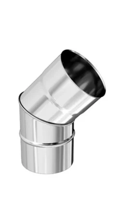 Discount TEN Coude BR45° 2 parties inox 304 Ø139mm