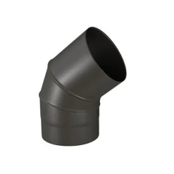 Outlet TEN Coude 60° noir mat Ø153mm