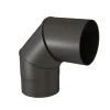 Sale TEN Coude équerre 90° noir mat Ø139mm