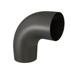 Discount TEN Coude équerre 90° noir mat Ø153mm lisse