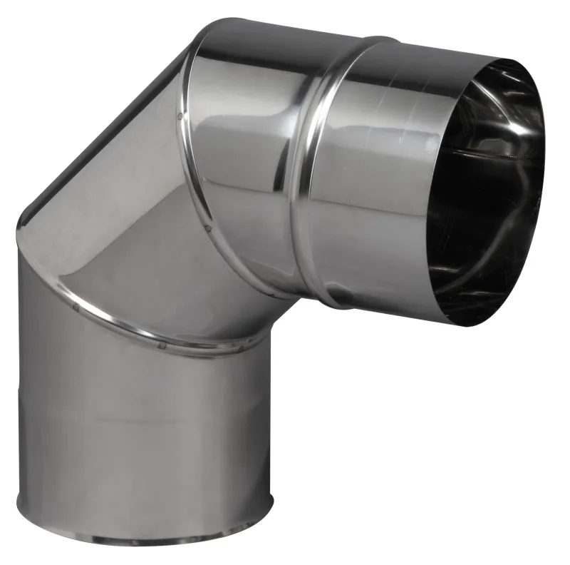 TEN Coude équerre 90° 3 parties inox 304 Ø153mm