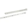Sale Coulisse à galets fixation sous tiroir 450mm blanc (x2)