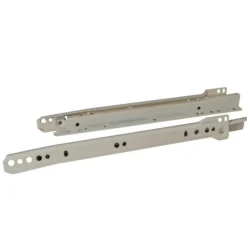Sale Coulisse à galets fixation sous tiroir 300mm blanc (x2)