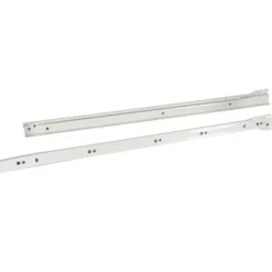 Online Coulisse à galets fixation sous tiroir 550mm 18kg blanc (x2)