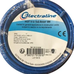 Online ELECTRALINE Couronne film Ho7 5M Bleu