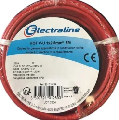 Outlet ELECTRALINE Couronne Film Ho7 5M Rouge