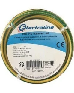 ELECTRALINE Couronne film Ho7 5M V Jaune