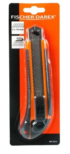Discount FISCHER DAREX Couteau à lame rétractable 18 mm