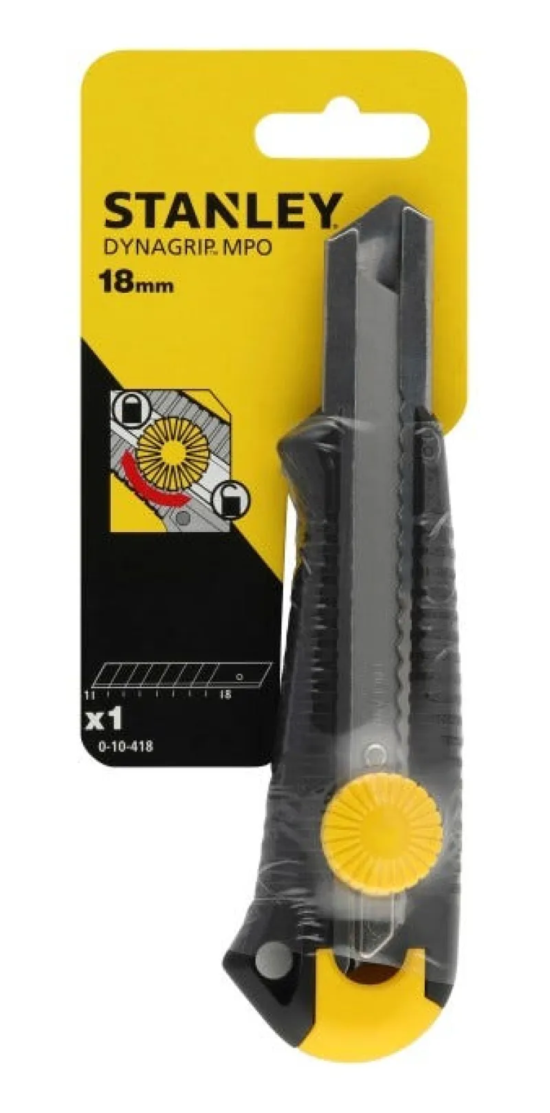 New STANLEY Couteau à lame rétractable MPO 18 mm