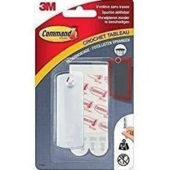 Hot 3M Crochet adhésif tableau métal blanc