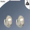 Discount 3M 2 crochets adhésifs ovales en plastique cristal moyen modèle