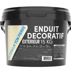 Sale Crépi pour surfaces extérieures 15 kg ton pierre