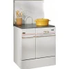 Outlet GODIN Cuisinière à bois Arpège blanc/laiton