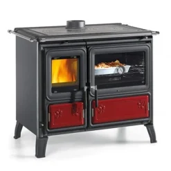 Online Cuisinière à bois Milly bordeaux NORDICA