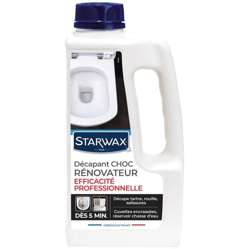 New STARWAX Décapant choc rénovateur wc 1L